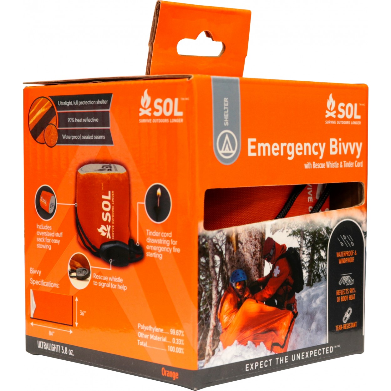 SOL EMERGENCY BIVVY ORANGE