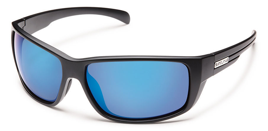 Milestone Matte Black | Polarized Blue Mirror