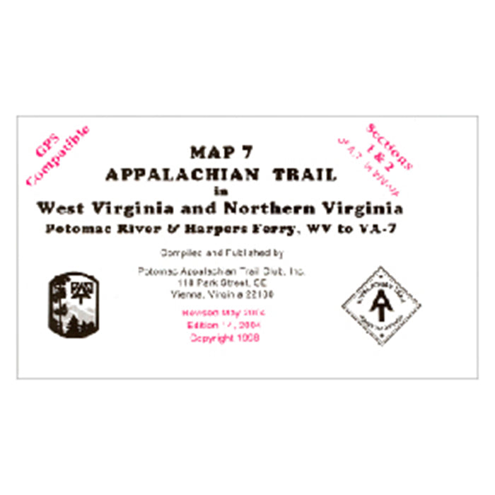 APPALACHIAN TRAIL MAP: NORTHERN VIRGINIA-NORTH