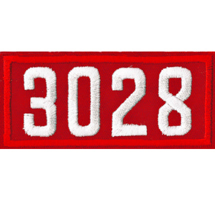 Four-digit Custom Unit Numeral-Red