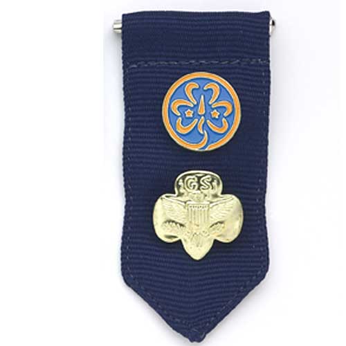 Girl Scout Cadette/Senior/Ambassador Insignia Tab - Navy