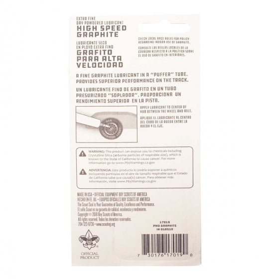 Pinewood Derby High Speed Graphite