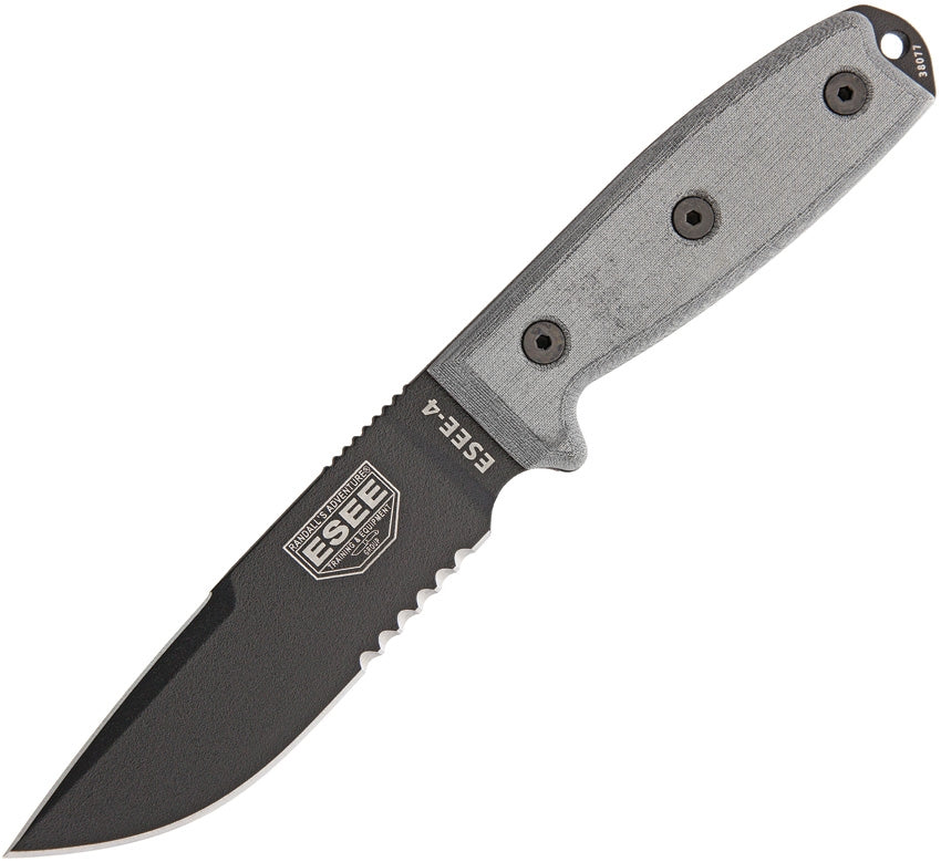 Model 4 Carbon Serrated
