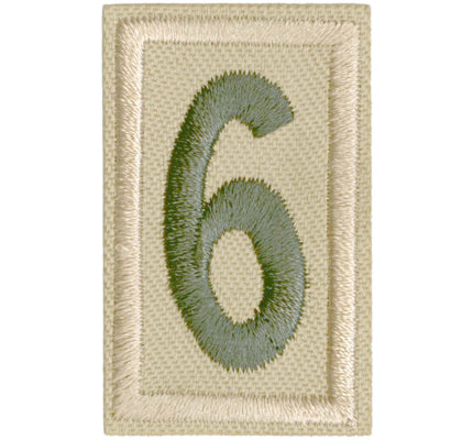 Green Unit Numeral - 6/9