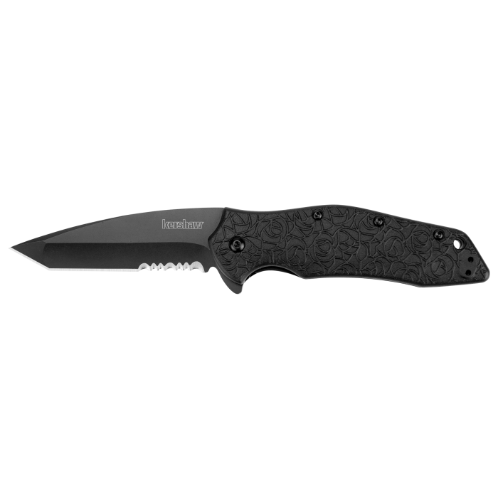 KURO TANTO - BLK/BLK SERRATED