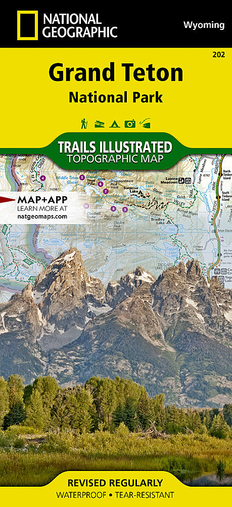 GRAND TETON NP No.202 Map
