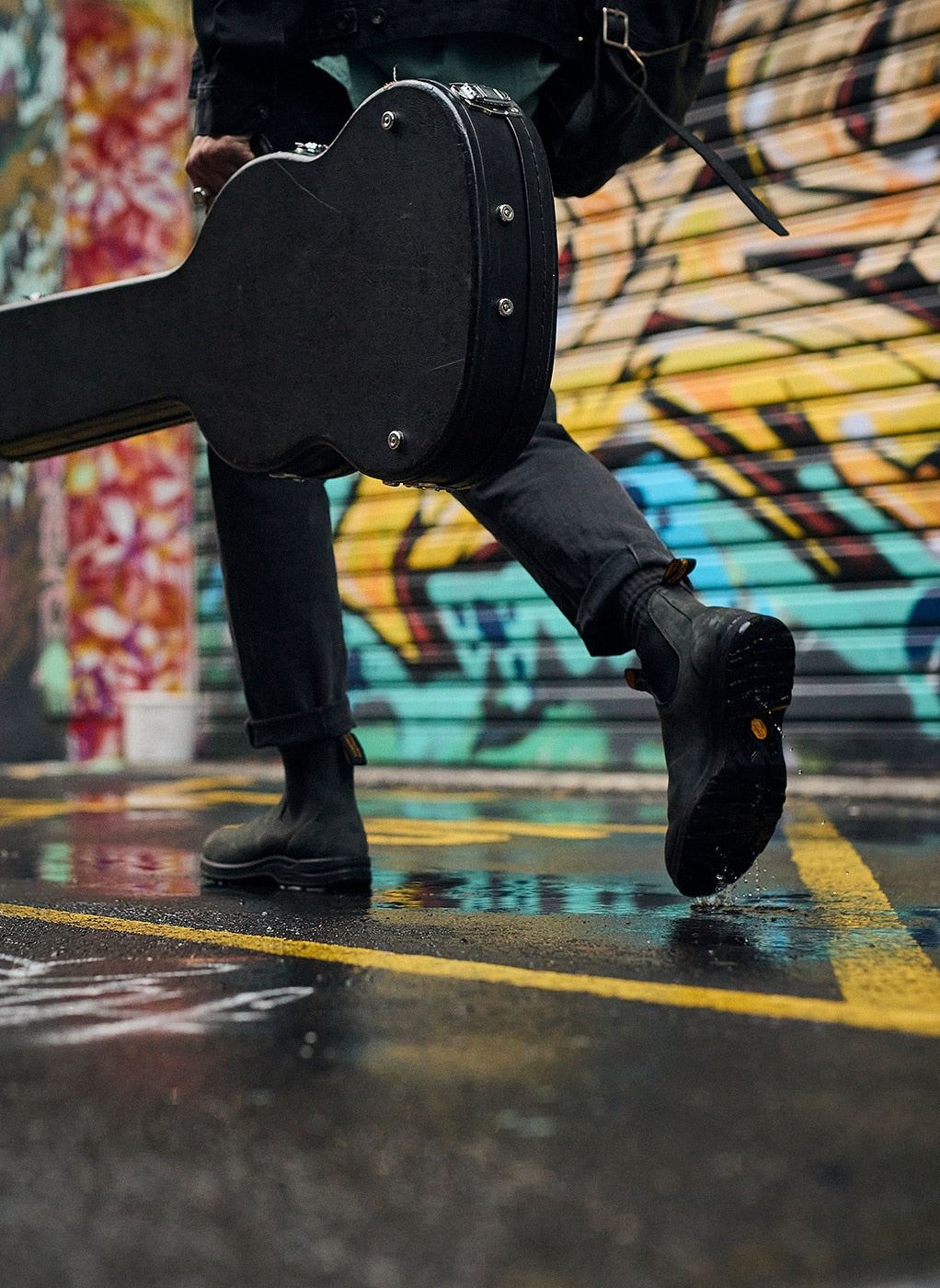 2055 Men's All-Terrain Chelsea Boots - Rustic Black
