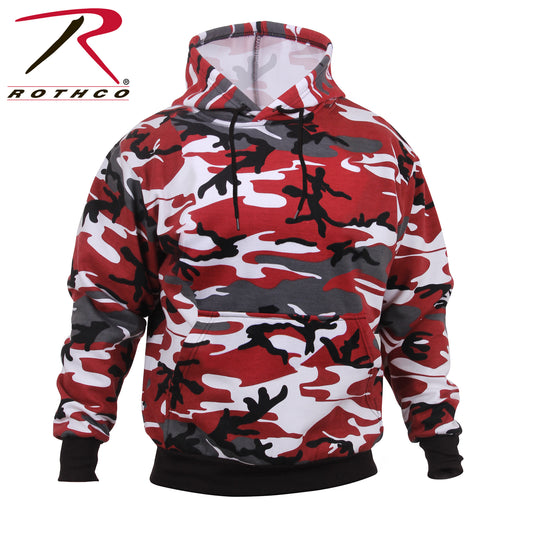 ROTHCO PULLOVER HOODED SWEATSHIRT - RED CAMO