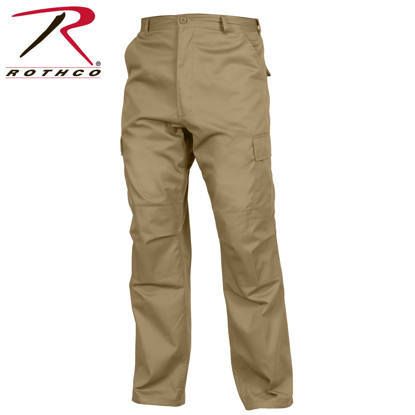 Rothco Relaxed Fit Zipper Fly BDU Pants - Khaki