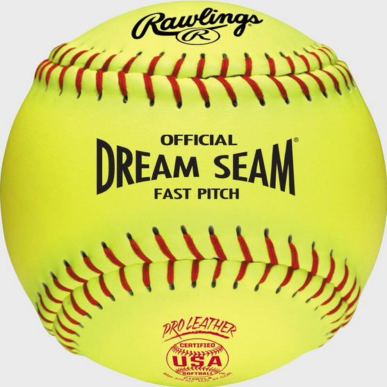 Rawlings 12-Inch Official USA NFHS Fastpitch Softball, Dozen