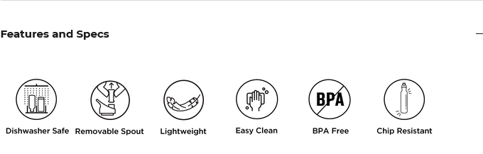 18 oz Classic Water Bottle with Sport Cap