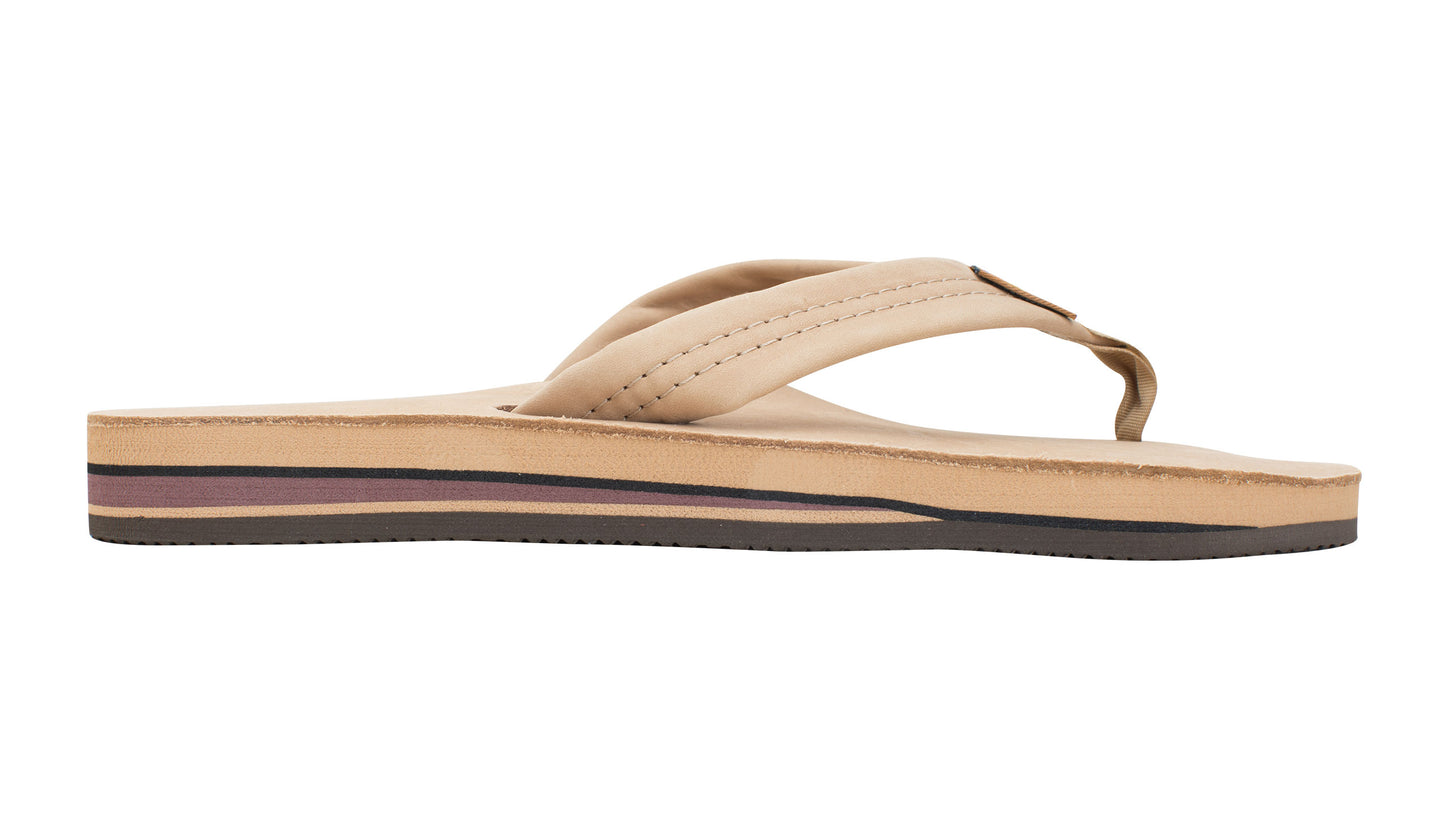 Double Layer Classic Leather with Arch Support