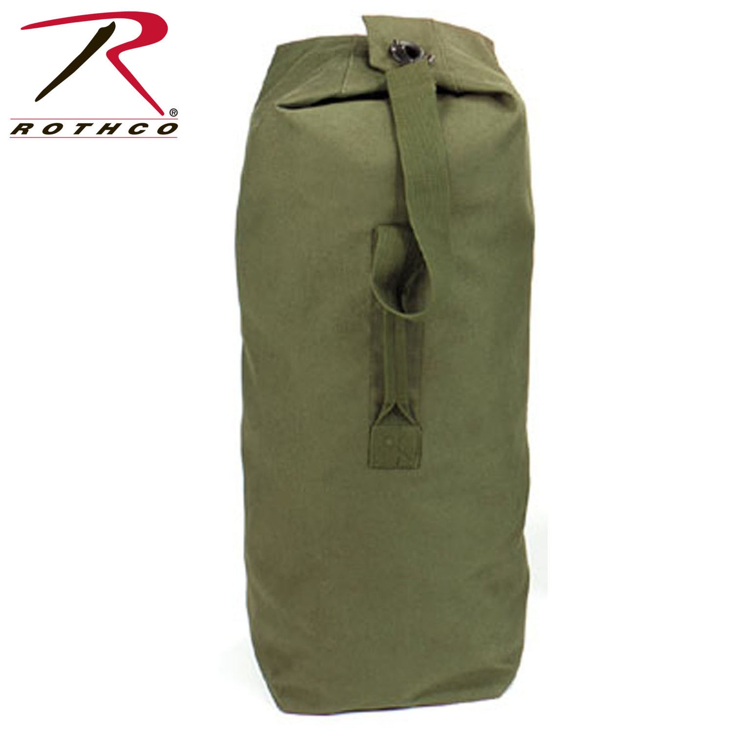 TOP LOAD CANVAS DUFFLE - OD - 21" X 36"