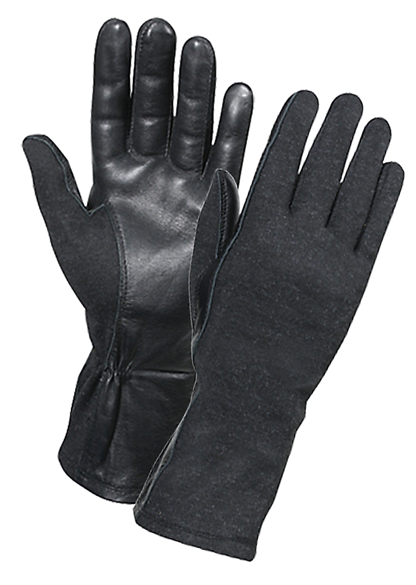 ROTHCO GI TYPE FLIGHT GLOVES - OD / BLACK