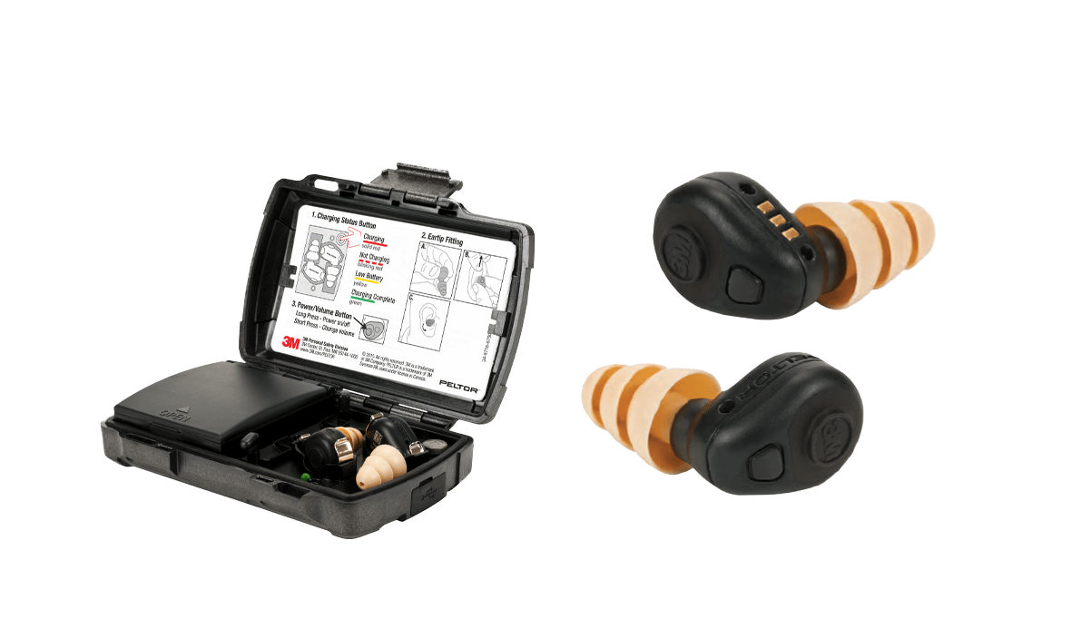 3M™ PELTOR™ Tactical Earplug TEP-100, 1 Kit EA/Case