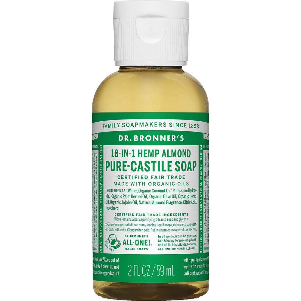DR. BRONNER'S LIQUID SOAP ALMOND 2 OZ