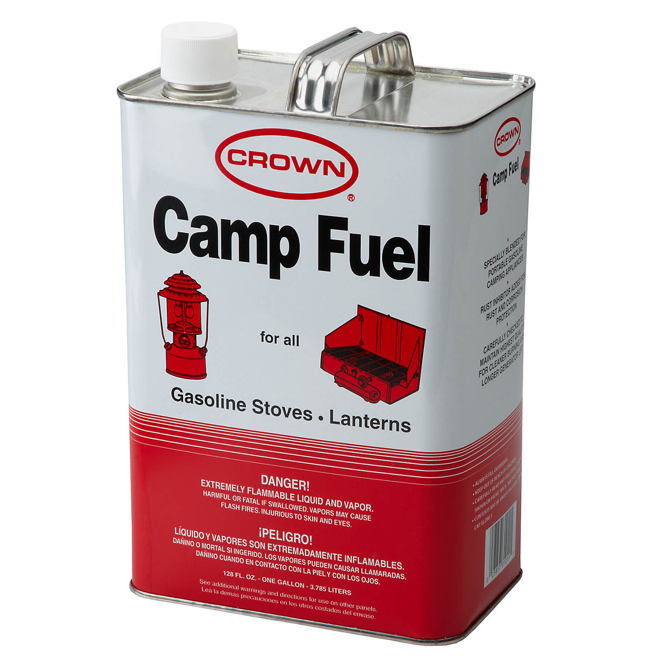 Crown White Gas Camp Fuel for Use in Gasoline Stoves and Lanterns, 1 Gallon
***HAZMAT. IN STORE PICK UP ONLY***