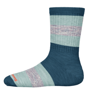 Kids' Hike Full Cushion Striped Crew Socks