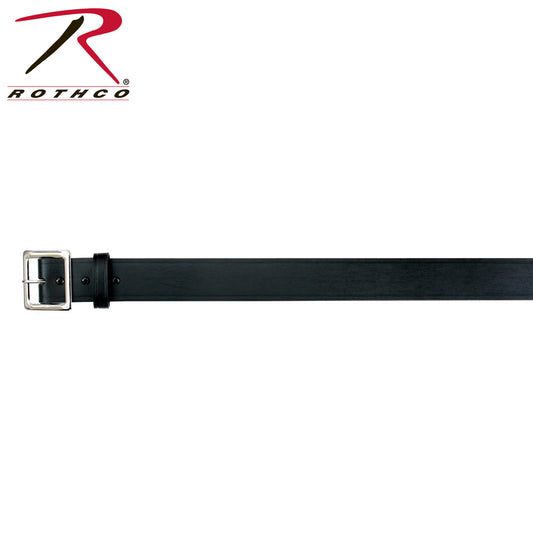Rothco Bonded Leather Garrison Belt - 34 - 1 1/4" - Nickel