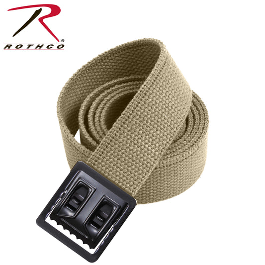 Rothco Military Web Belts w/ Open Face Black Buckle - 44 Inches