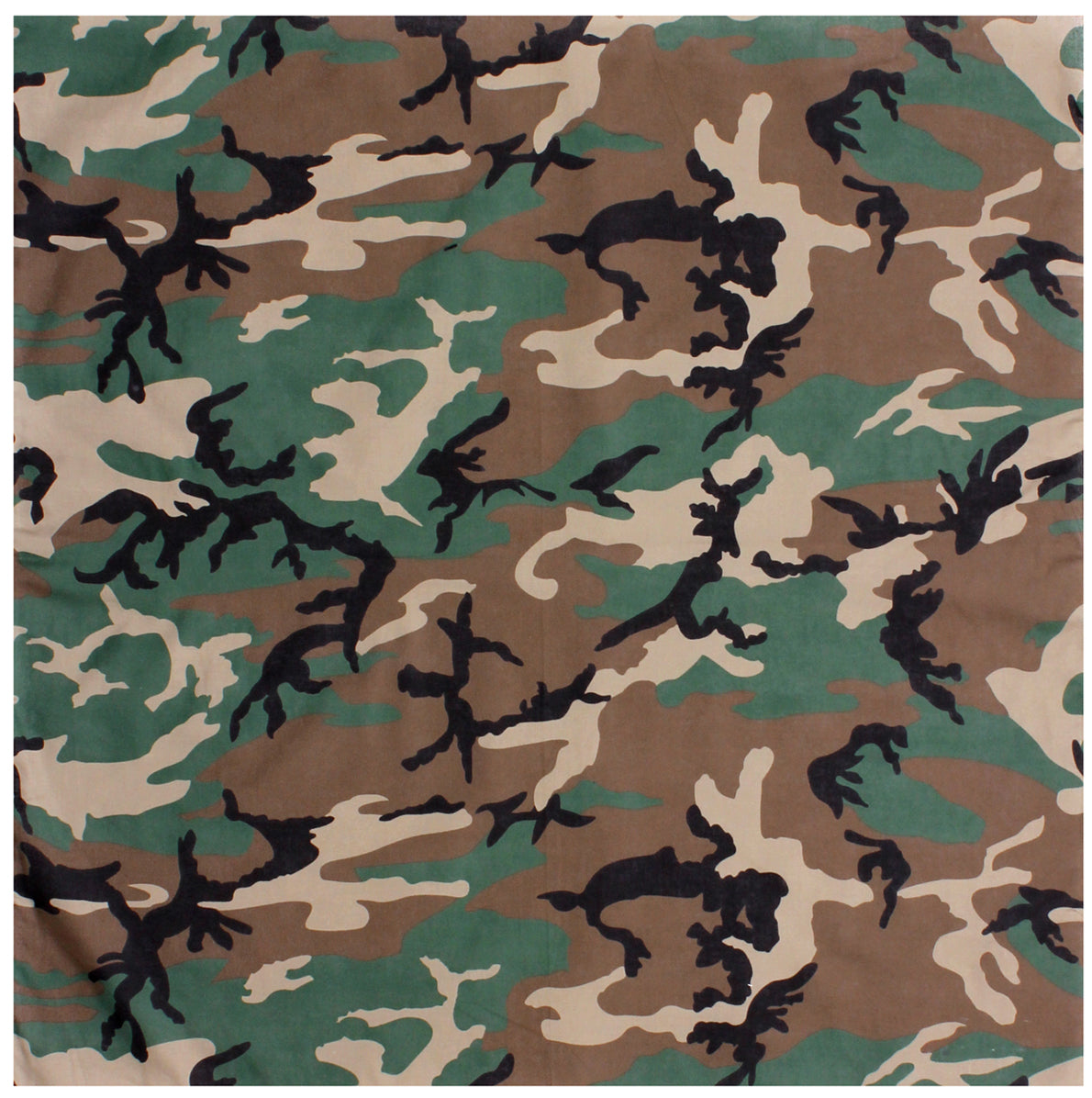 ROTHCO BANDANA - CAMOFLAGE / 27" X 27"