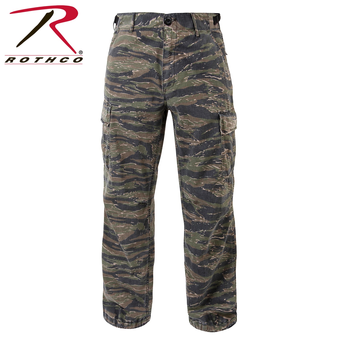 Rothco Vintage Vietnam Fatigue Pant Rip-Stop - Tiger Stripe Camo