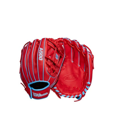 A500 11.5” Utility Youth Baseball Glove Red/Blue/White