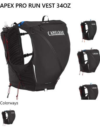 APEX PRO RUN VEST 34OZ