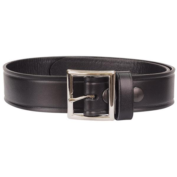 PERFECT FIT FINEST BELT, CHROME BUCKLE-Black