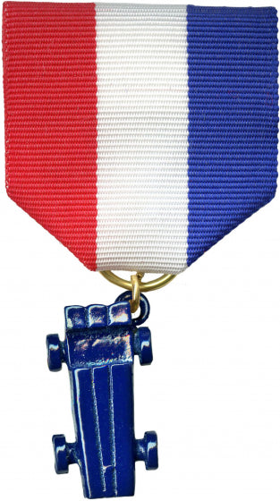 Pinewood Derby Blue Car Medal