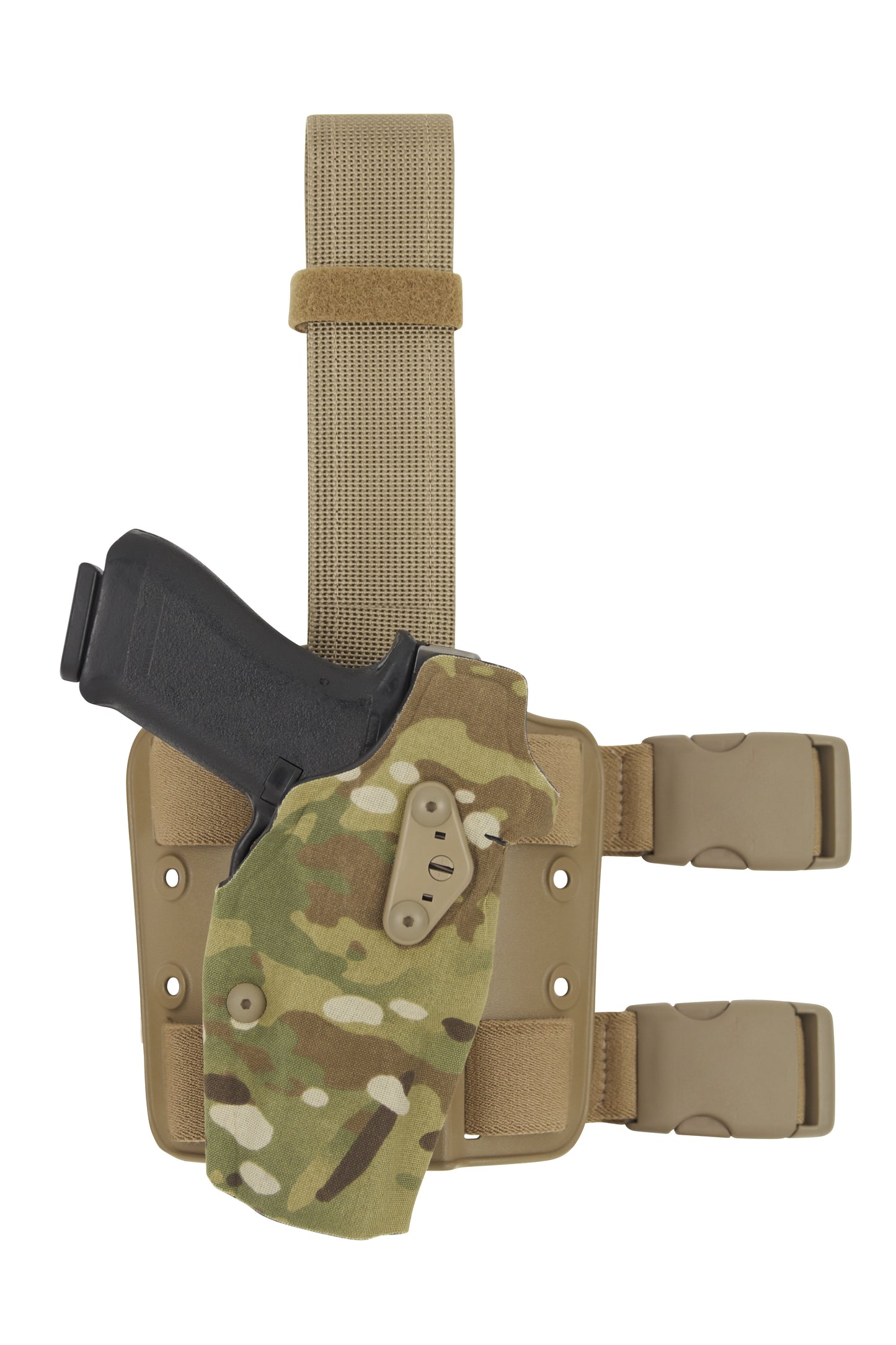 6354DO ALS Red Dot Holster with QLS 19 Fork, multicam