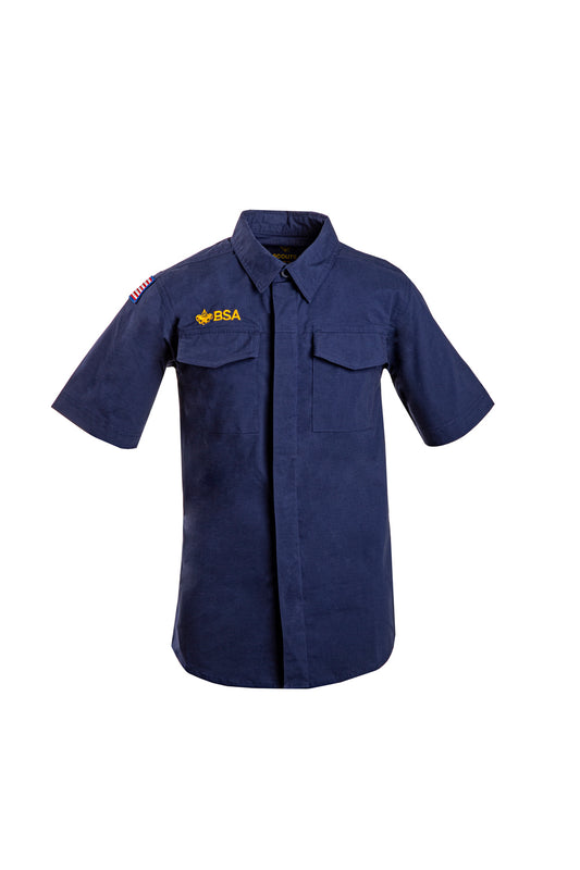 Cub Scout Short-Sleeve Uniform Shirt, Navy