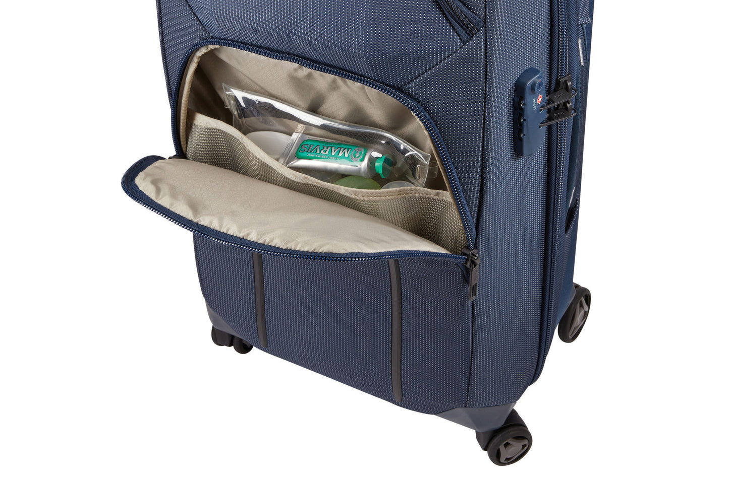 Thule Crossover 2 carry on spinner dress blue