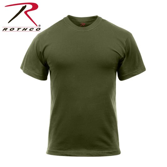 Solid Color Poly/Cotton Military T-Shirt