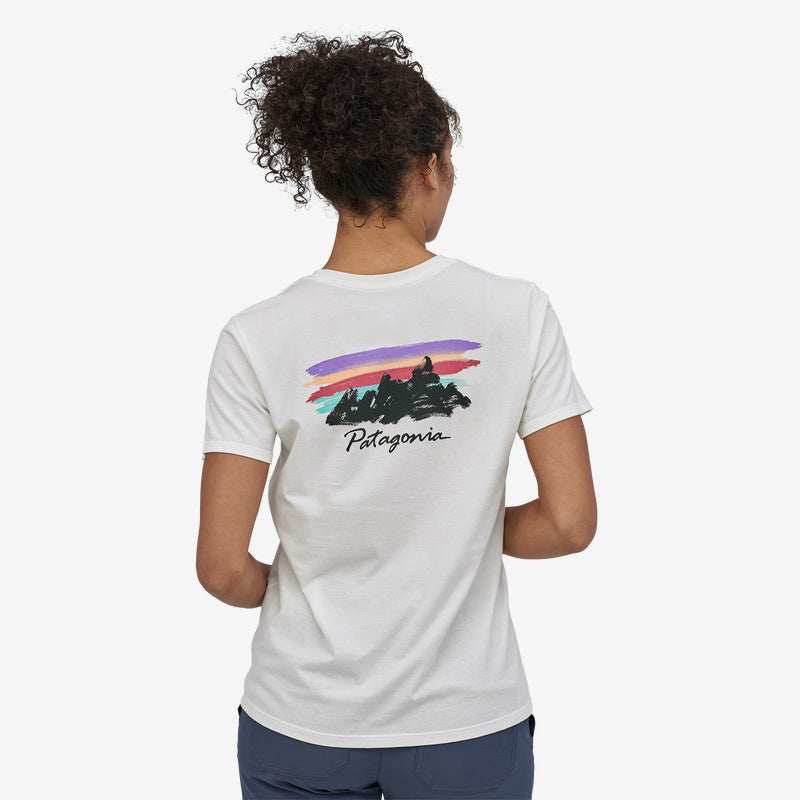 W's Free Hand Fitz Roy Organic Crew T-Shirt