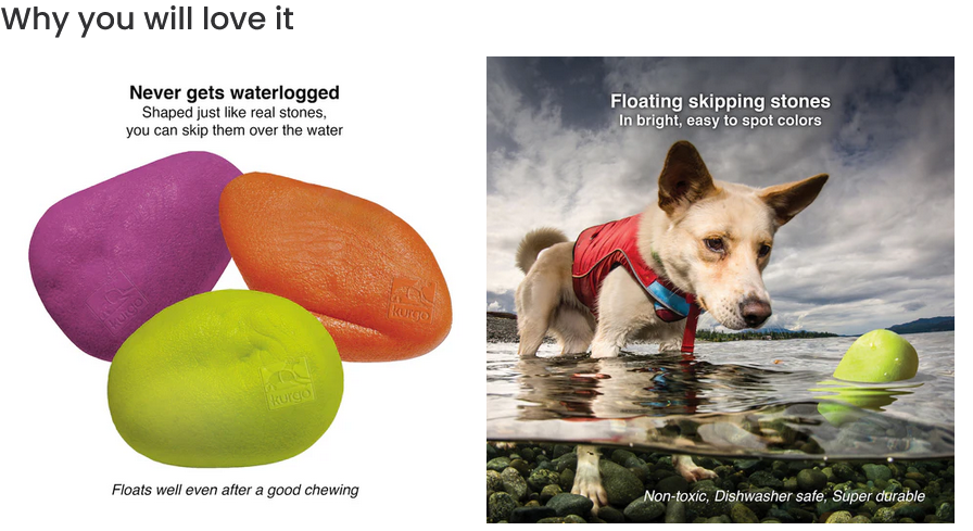 Kurgo® Skipping Stones 3pk