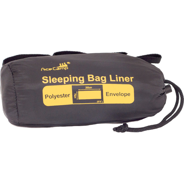 POLYESTER SLEEP BAG LINER RECTANGULAR ACECAMP