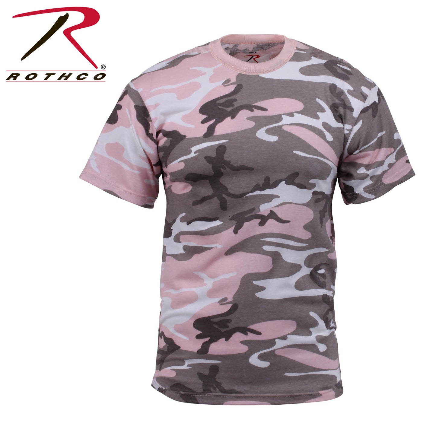 Rothco Colored Camo T-Shirts - subdued pink