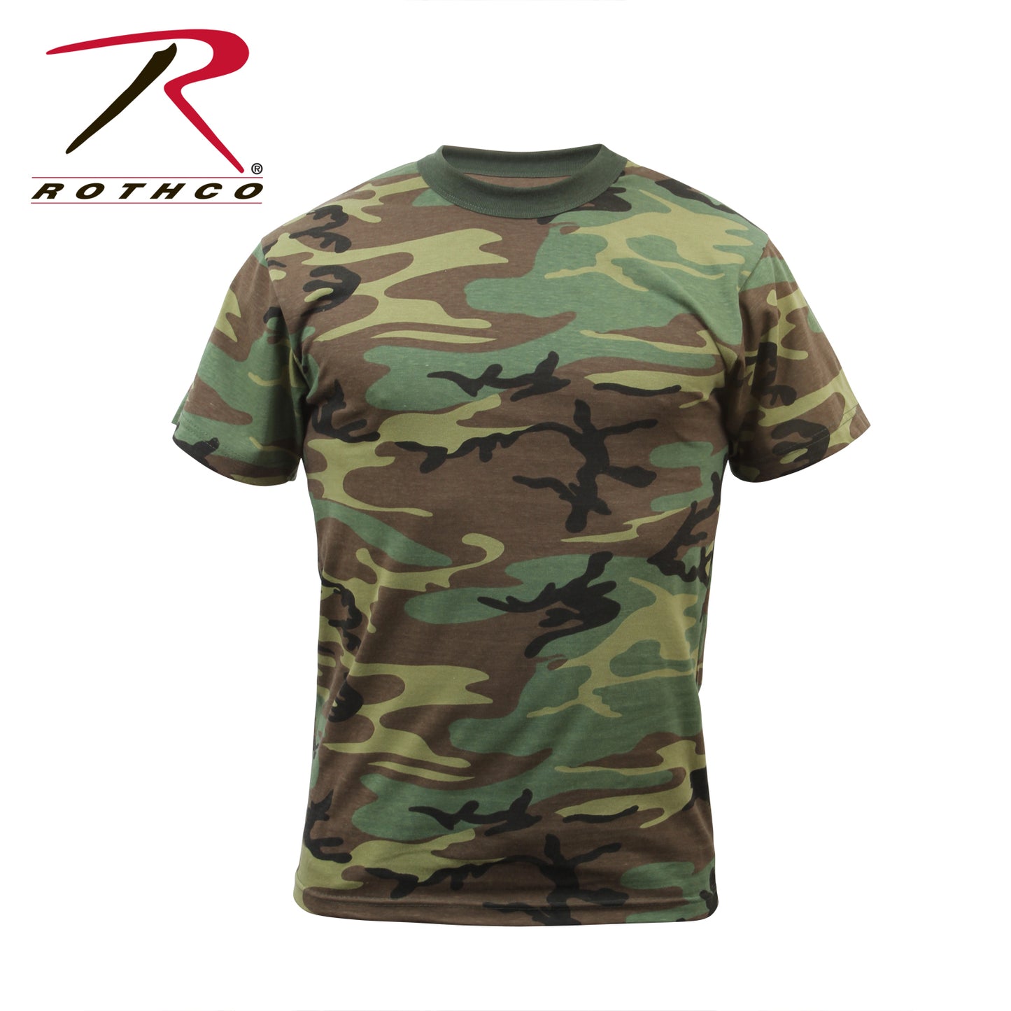 ROTHCO KIDS T-SHIRT - WOODLAND CAMO