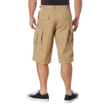 ROTHCO LONGER STYLE BDU SHORT - KHAKI