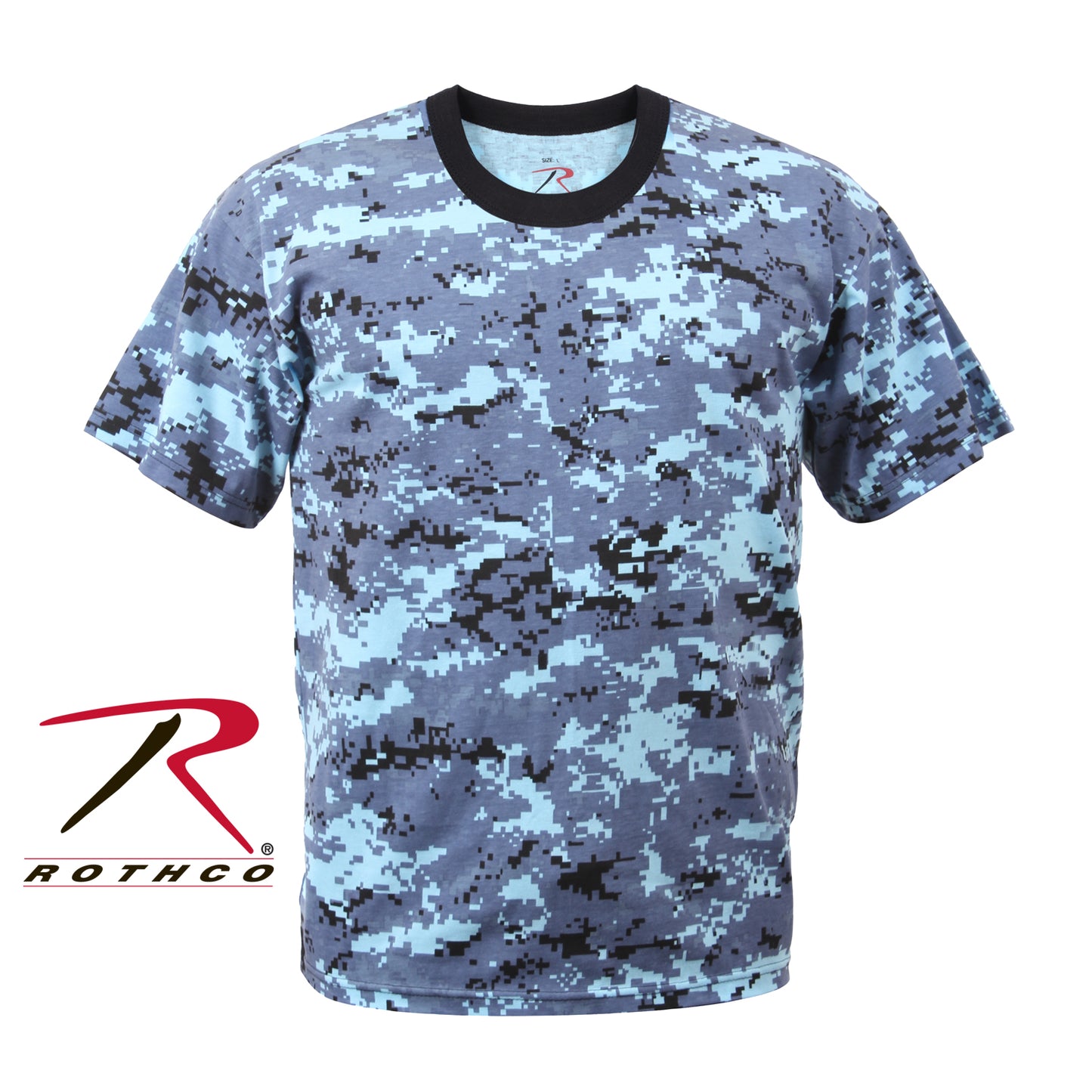 Rothco Digital Camo T-Shirt - Sky Blue Digital Camo