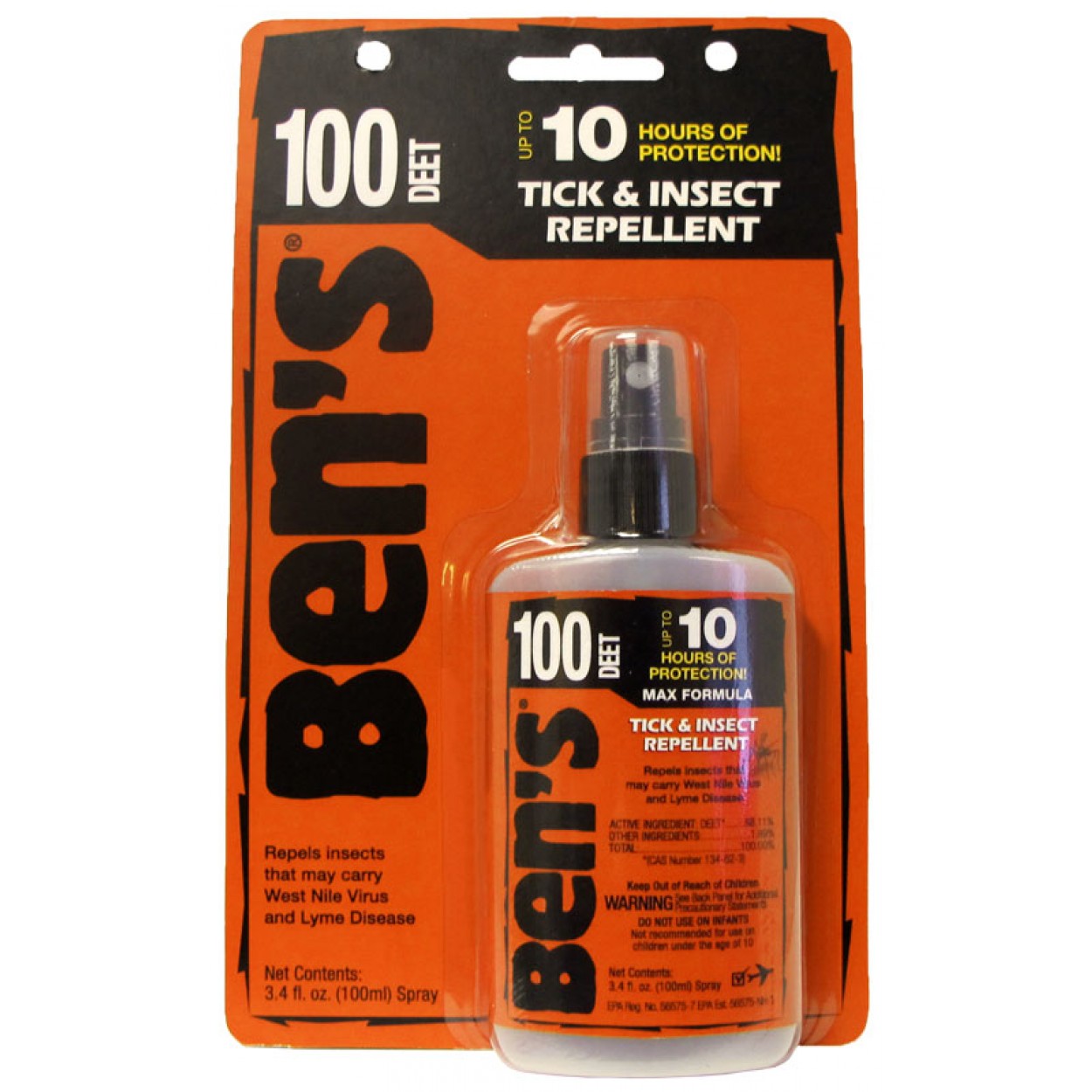 Ben's® 100 Tick & Insect Repellent 3.4 oz. Pump Spray - Boxed
