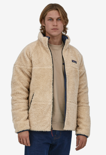 Men's Reversible Silent Down Fleece Jacket