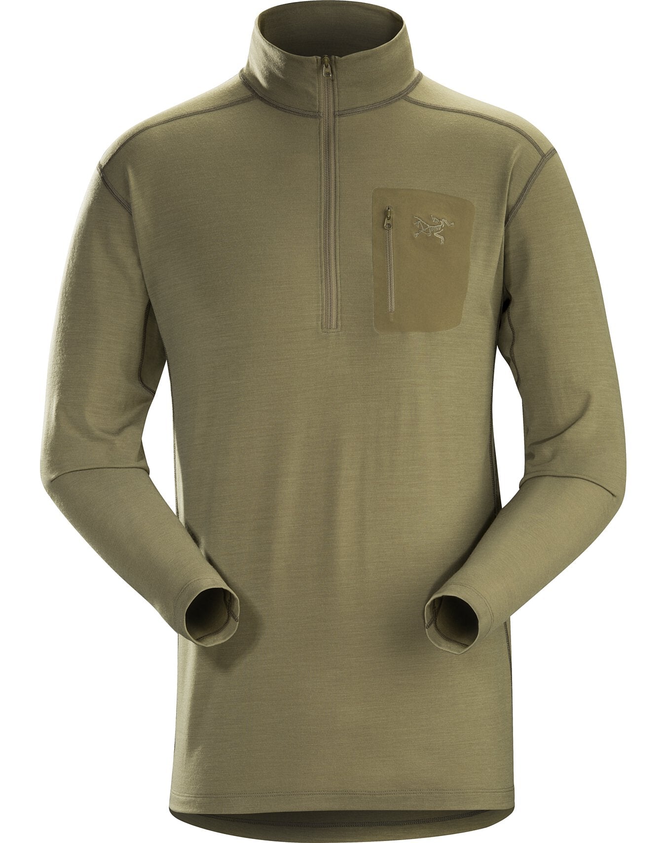 COLD WX ZIP NECK AR - WOOL MEN'S