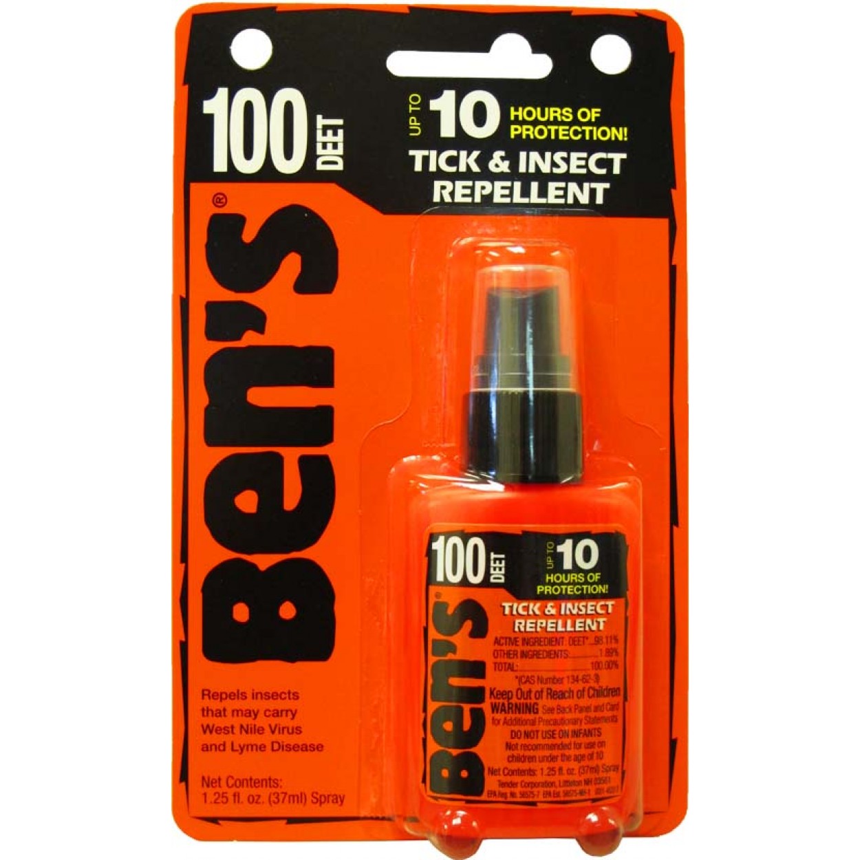 Ben's® 100 Tick & Insect Repellent 1.25 oz. Pump Spray - Boxed