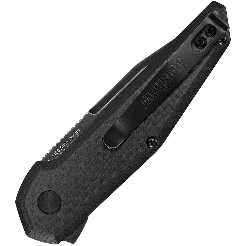 Kershaw Fraxion Linerlock Black Satin