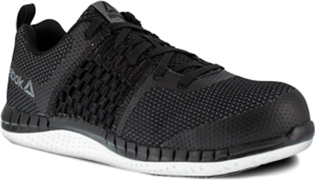 Print Work ULTK - RB249  Women's Athletic Work Shoe - Black and White
