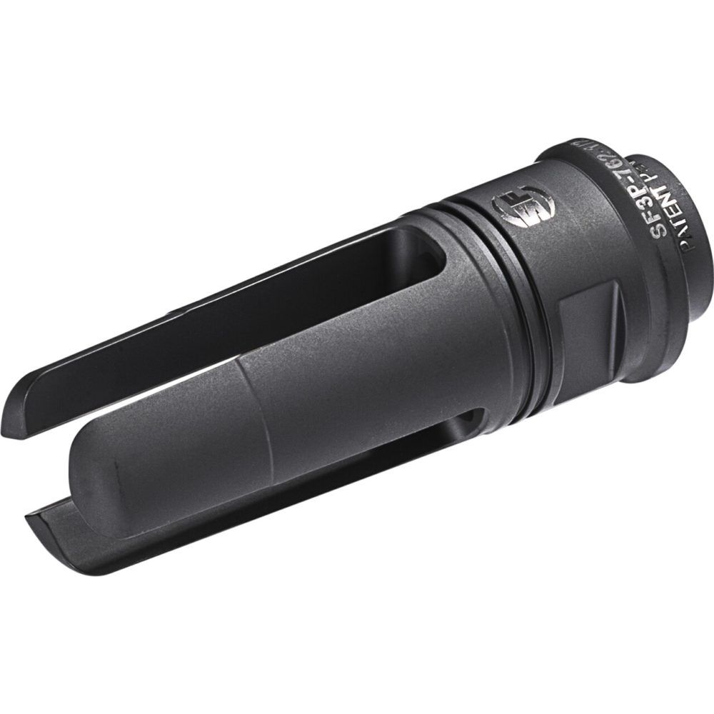 Surefire, SOCOM, Flash Hider/Suppressor Adapter, Three Prong, 556NATO, 1/2X28 RH, Black Finish