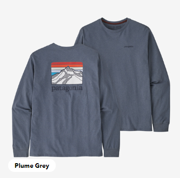 M's L/S Line Logo Ridge Responsibili-Tee