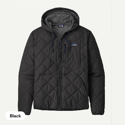 Men's Diamond Quilted Bomber Hoody